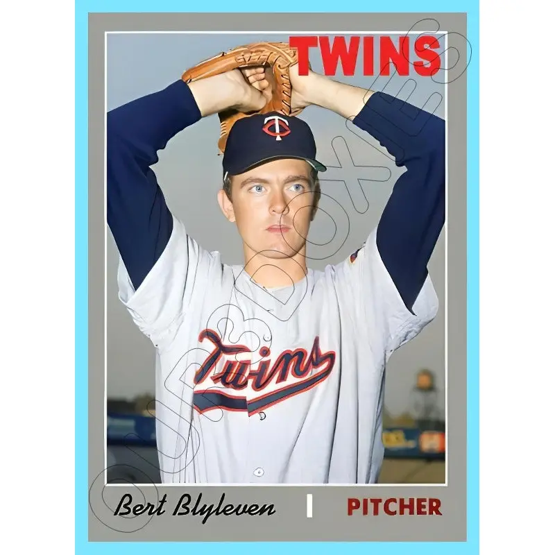 Bert Blyleven 1970 Topps Custom Card - 4551