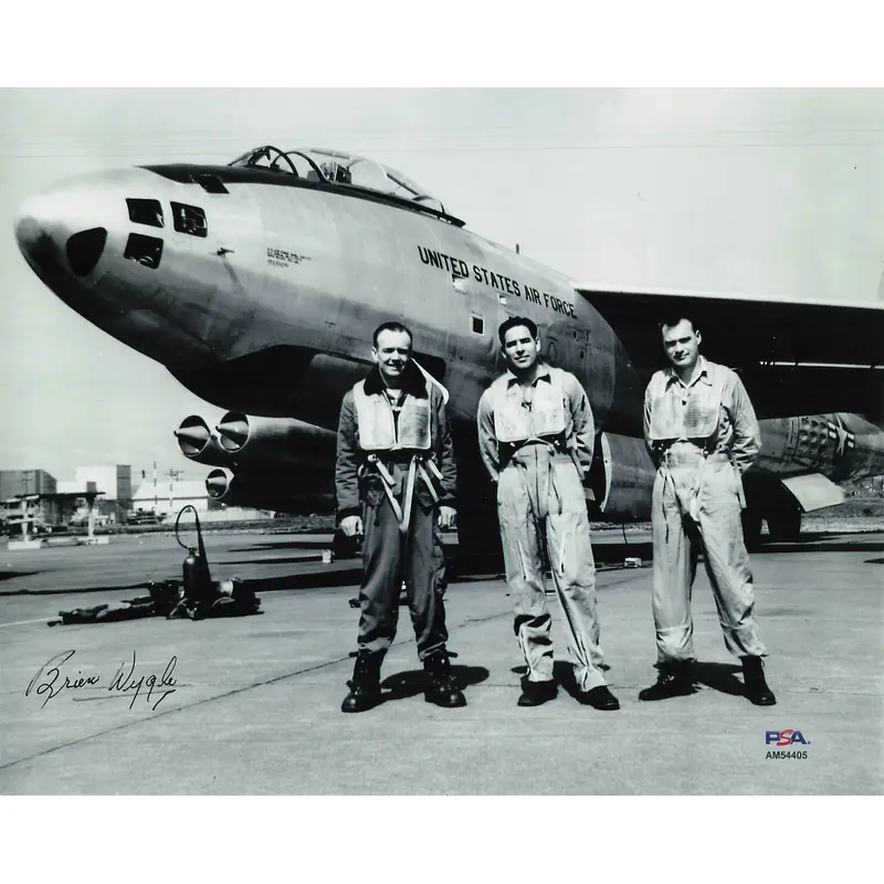 Brien Wygle signed 8x10 photo PSA/DNA Autographed Pilot