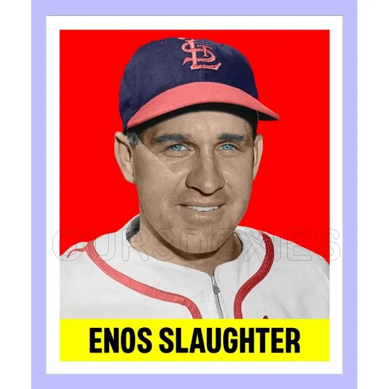 Enos Slaughter 1948 Leaf Custom Card - 3984