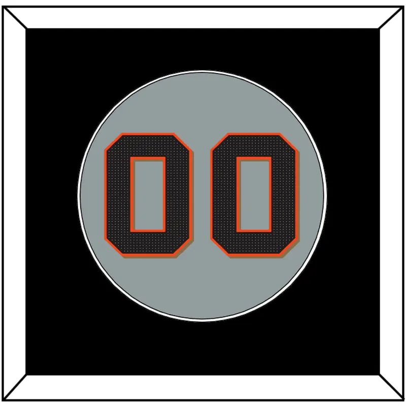 San Francisco Number - Road Gray - Single Mat 3