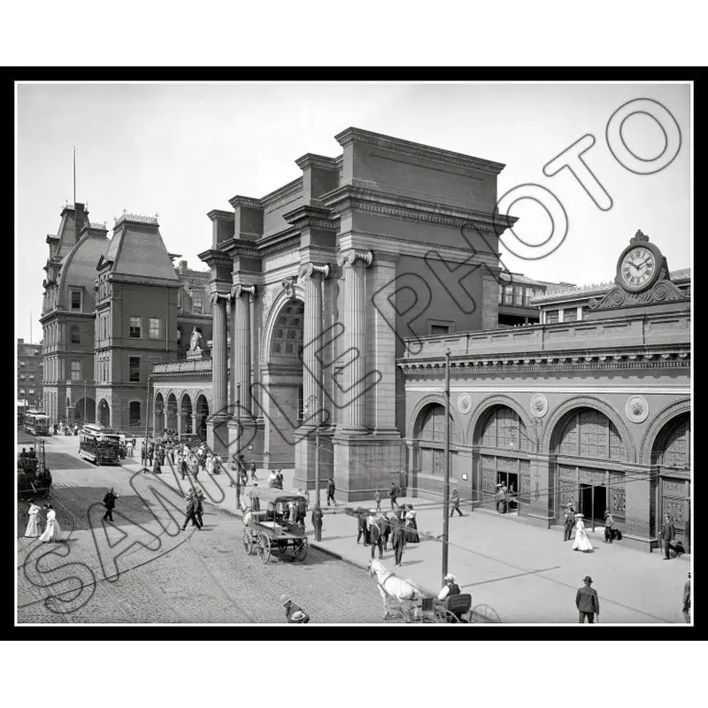 Union Station 8X10 Photo - 1905 Boston Massachusetts - 2436