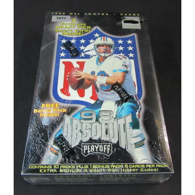 1998 Playoff Absolute Football Blaster Box (11/6)