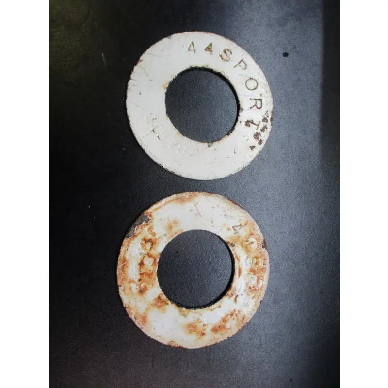 Used 44Sport White 0.25 lb Olympic Fractional Plates ( 2 QTY)