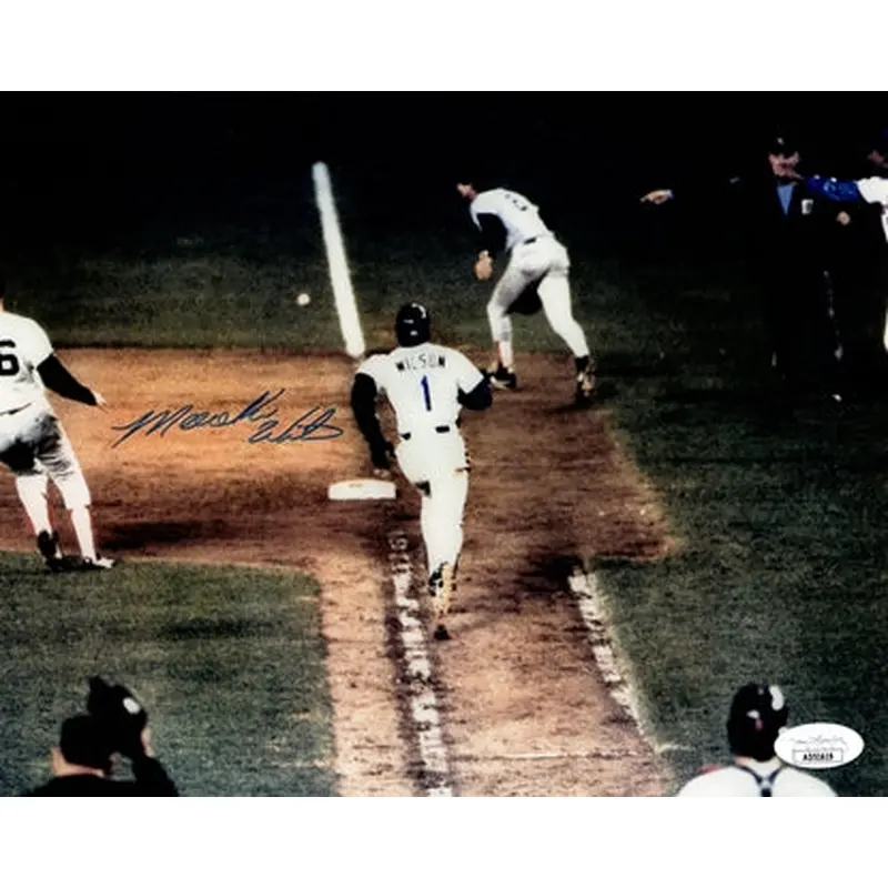 Mookie Wilson Autographed New York Mets (1986 World Series) 8x10 Photo - JSA
