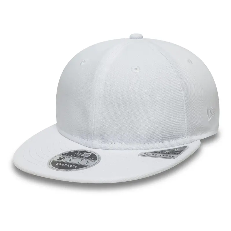 New Era White Retro Crown 9FIFTY Snapback Adjustable Cap