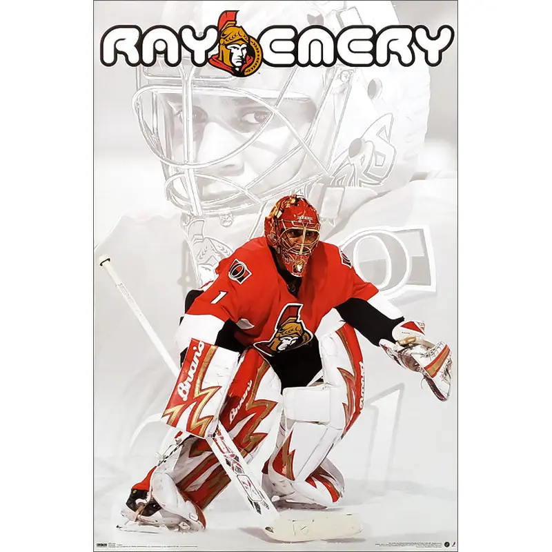 Ray Emery "Intensity" Ottawa Senators NHL Goalie Poster - Costacos 2007