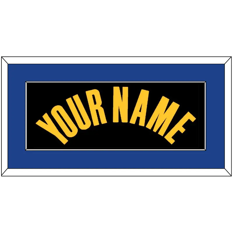 Golden State Name - Black City (2021-2022) - Single Mat 2