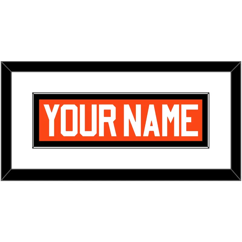 Philadelphia Nameplate - Road Orange (1977-1983) - Single Mat 1