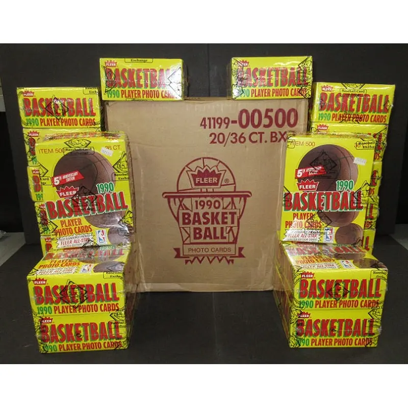 1990/91 Fleer Basketball Wax Case (20 Box) (BBCE)