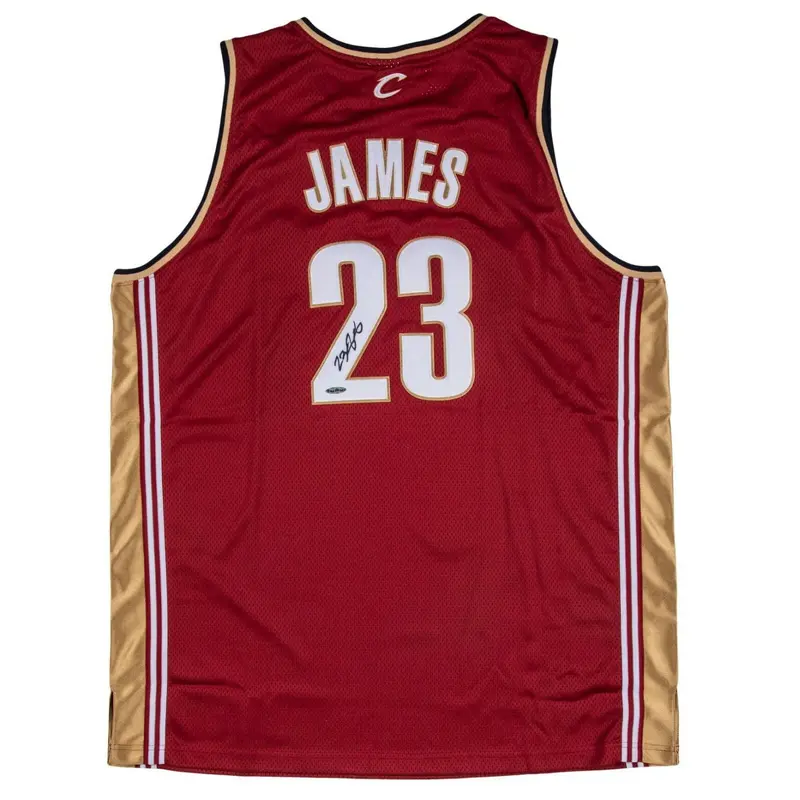 LeBron James Rookie Signed Cleveland Cavaliers Jersey UDA Upper Deck COA