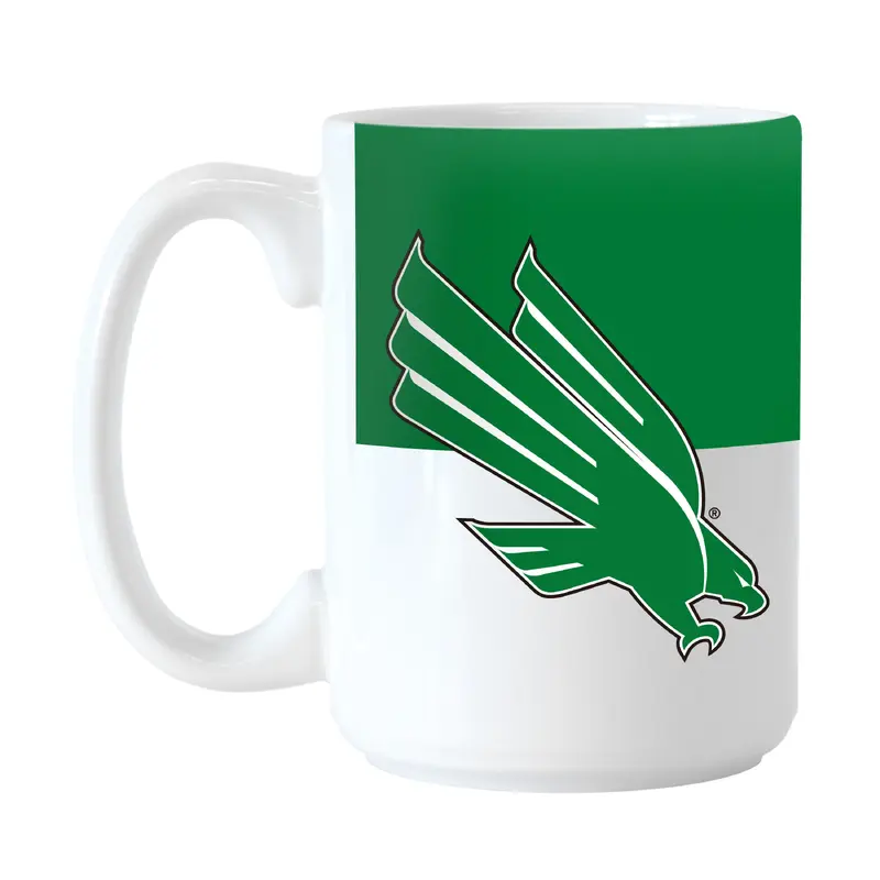 North Texas 15oz Colorblock Sublimated Mug