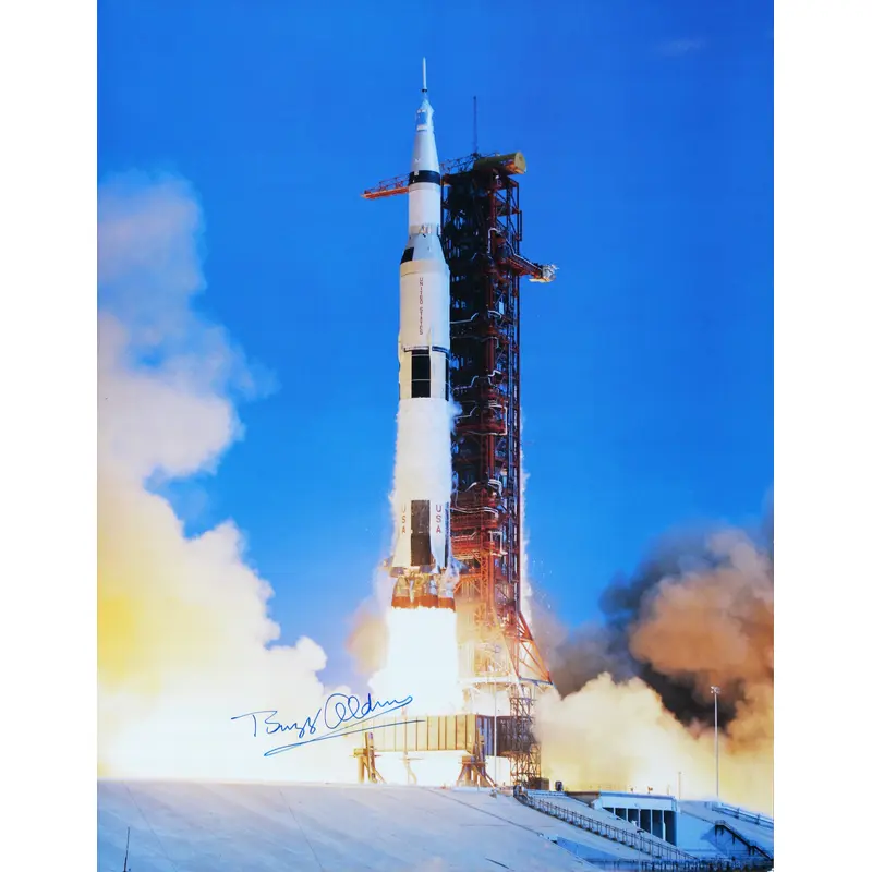 Edwin "Buzz" Aldrin Apollo 11 Authentic Signed 16x20 Photo BAS #AD04278
