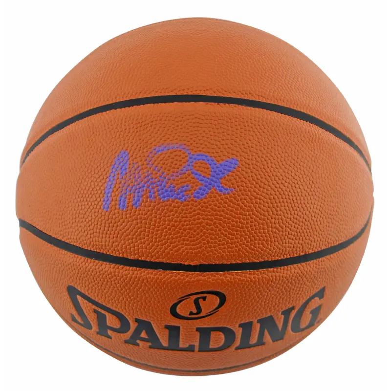 Lakers Magic Johnson Authentic Signed Spalding Basketball BAS Witnessed #MJ02221