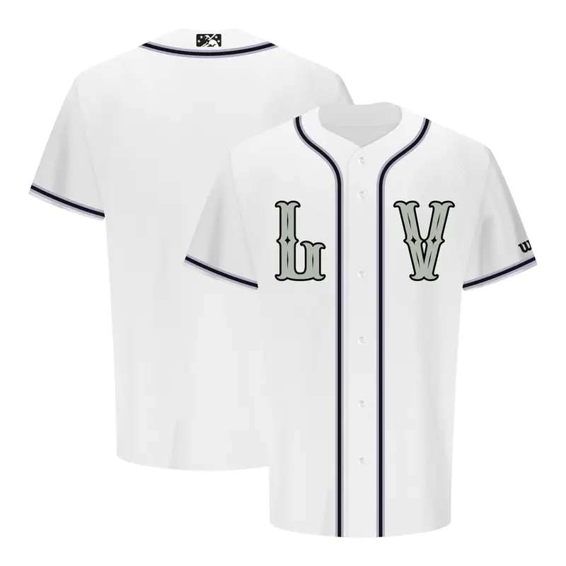 Las Vegas Reyes de Plata Wilson 2023-2024 Home LV White Authentic Jersey