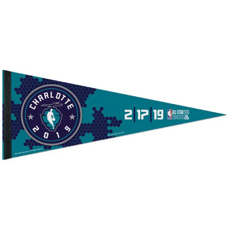 NBA All-Star Game 2019 Charlotte Premium Felt Collector's Pennant - Wincraft Inc.