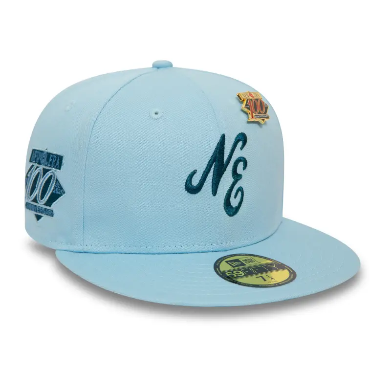 New Era - NE SCRIPT - 59Fifty Fitted Cap - Light Blue