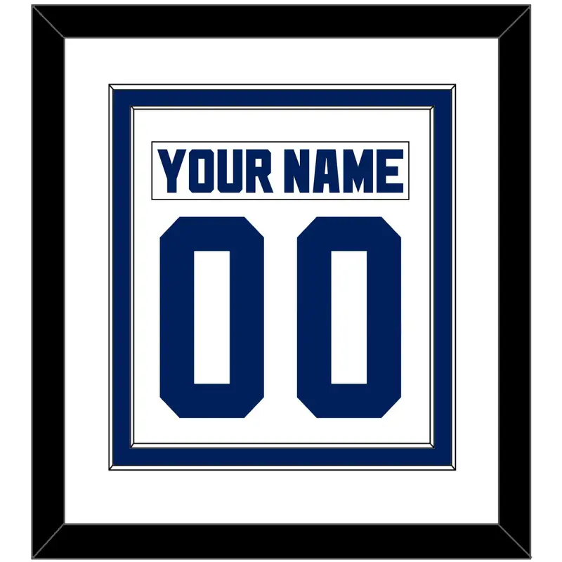 Toronto Nameplate & Number (Back) Combined - Home White (1992-1997) - Double Mat 1