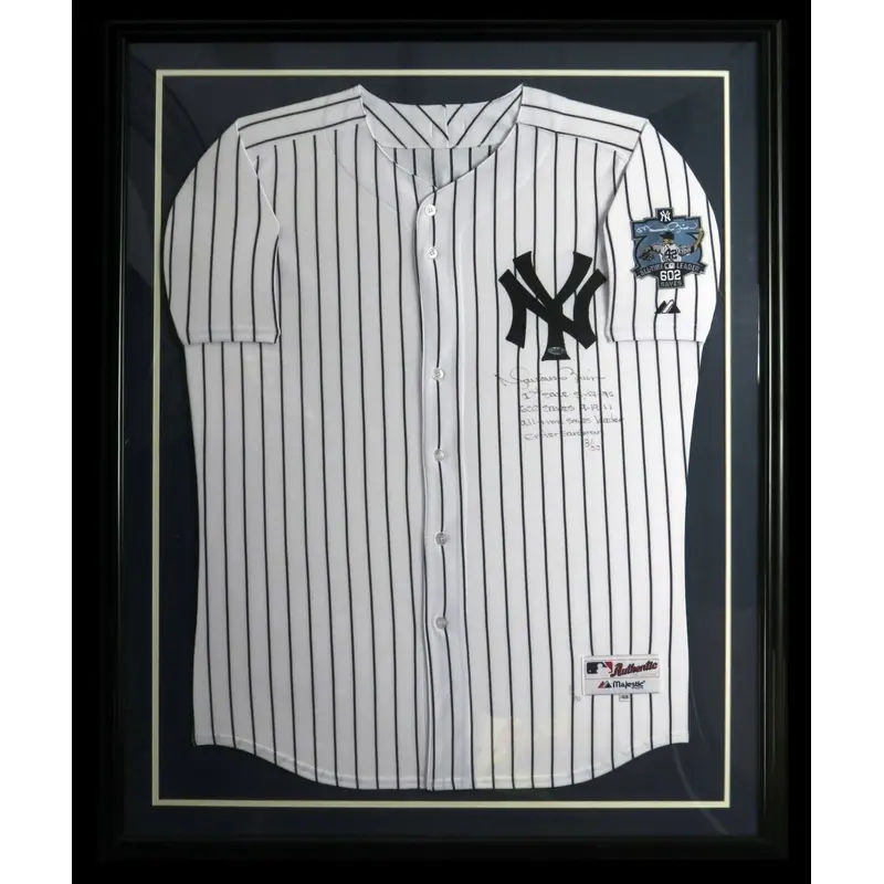 Mariano Rivera 602 Saves Signed Heavily Inscribed NY Yankees Jersey Steiner COA