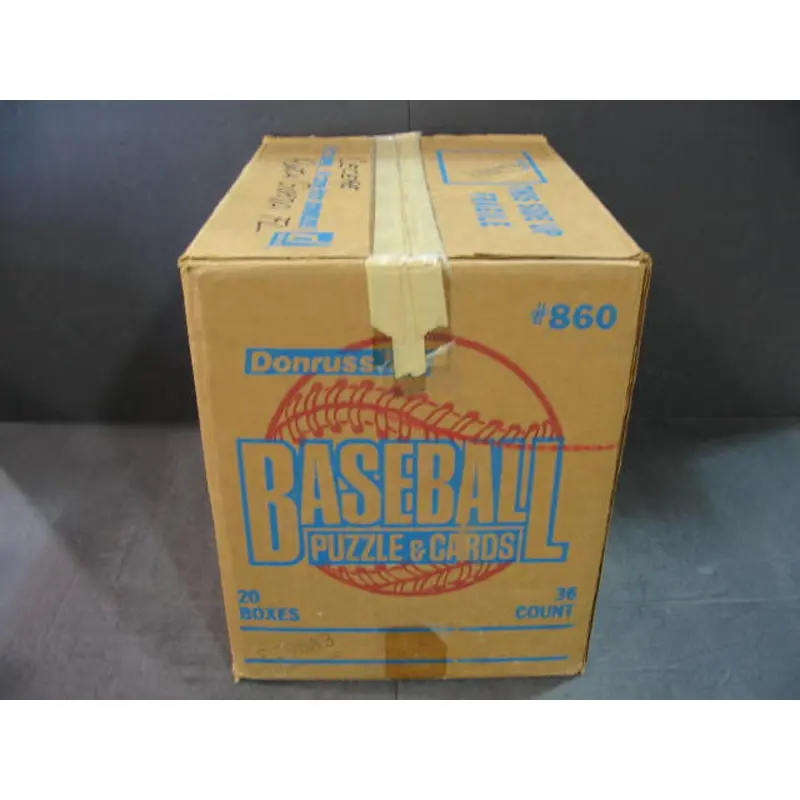 1986 Donruss Baseball Unopened Wax Case (20 Box)