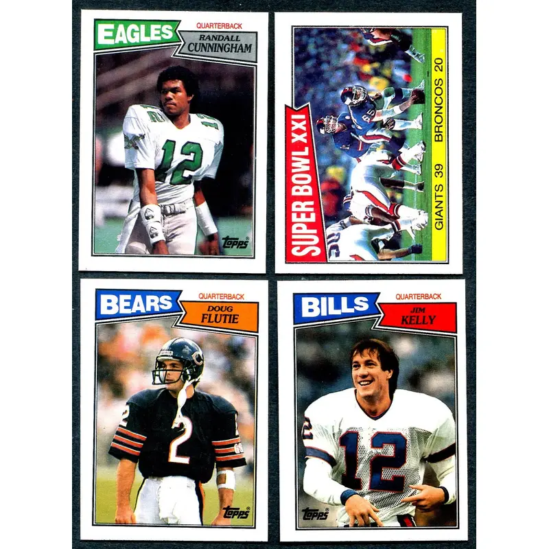 1987 Topps Football Complete Set NM (396) (24-536)