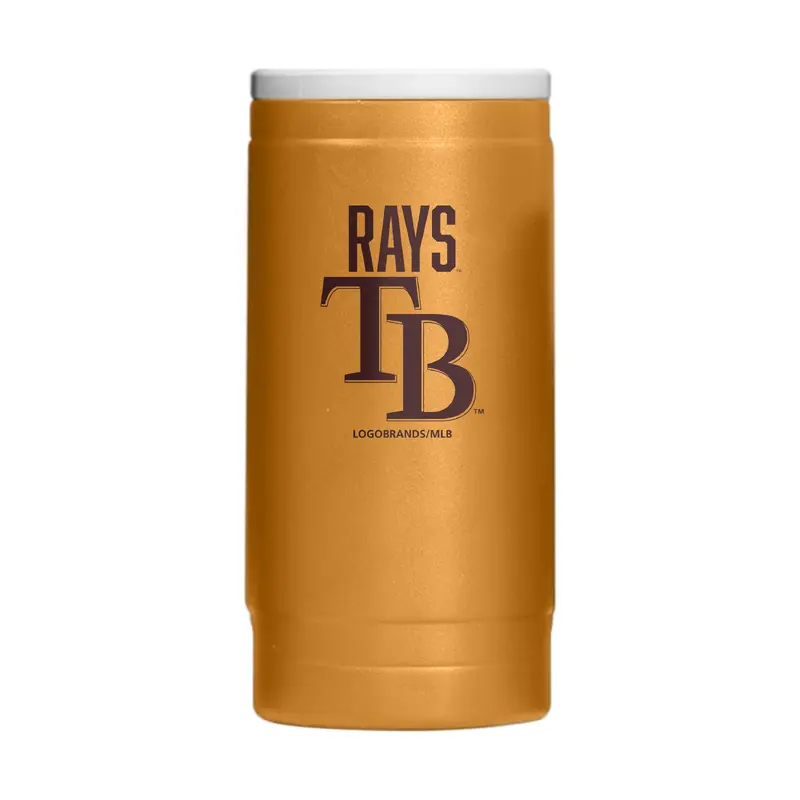 Tampa Bay Rays Huddle Powder Coat Slim Can Coolie