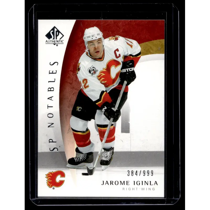 2005-06 Upper Deck SP Authentic - SP Notables - Jarome Iginla #110 /999