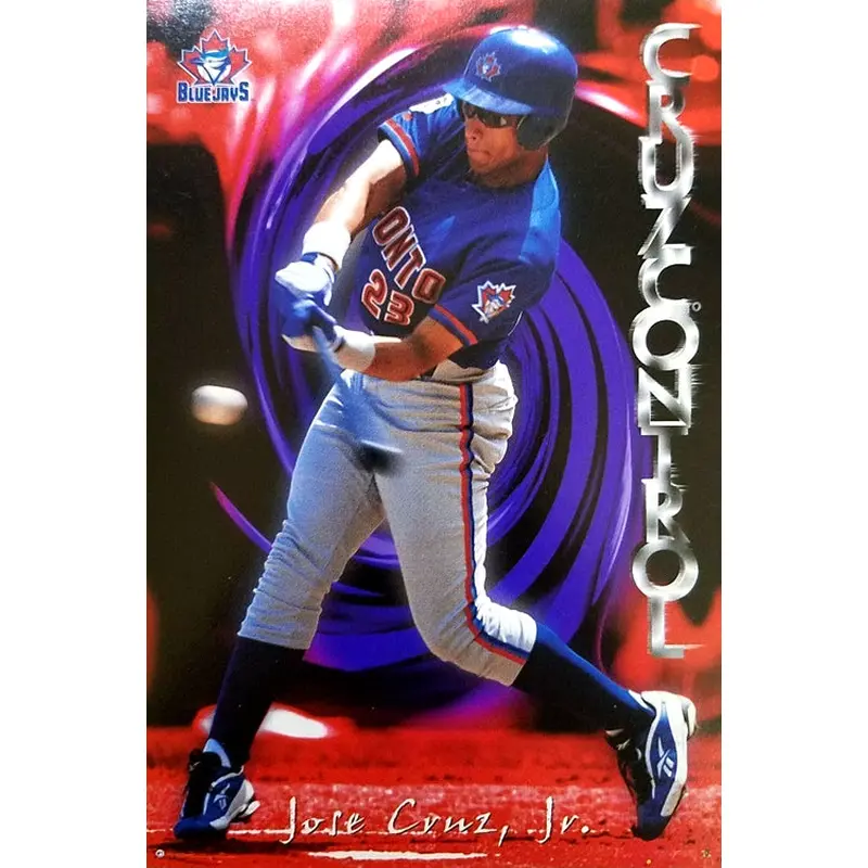Jose Cruz Jr. "Cruz Control" Toronto Blue Jays Poster - Costacos 1998
