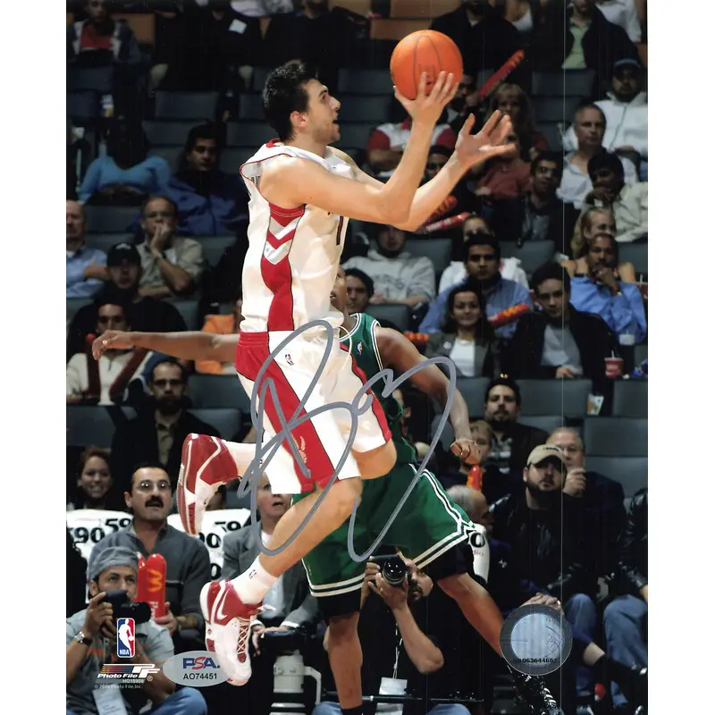 Andrea Bargnani Signed 8x10 photo PSA/DNA Autographed