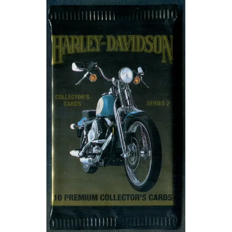 1992 Collect-A-Card Harley Davidson Series 2 Unopened Pack (10)