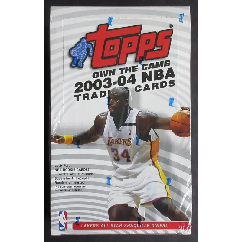 2003/04 Topps Basketball Box (Retail) (36/10)