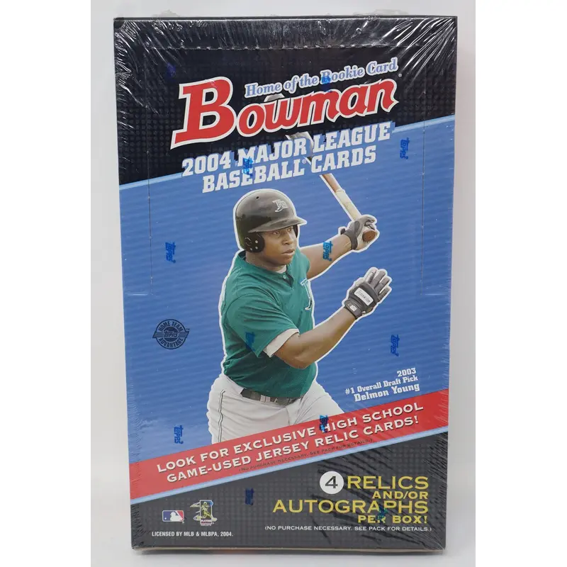 2004 Bowman Baseball Jumbo Box (HTA) (12/21)