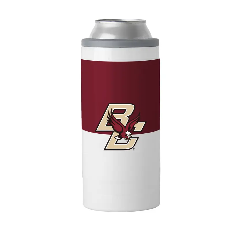 Boston College 12oz Colorblock Slim Can Coolie