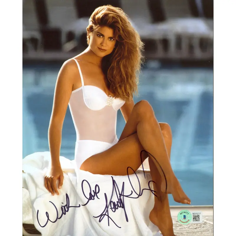 Kathy Ireland "With Love" Authentic Signed 8x10 Sexy Photo  BAS #BD20717