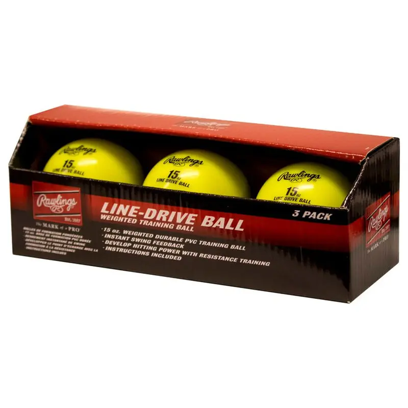 Rawlings Line-Drive Training Ball (3 Pack)