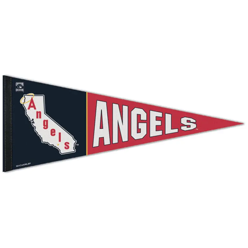 California Angels Retro 1973-1985 Style Premium Felt Pennant - Wincraft Inc.