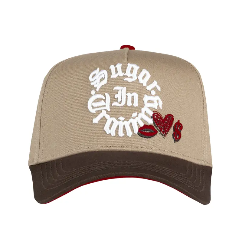 JC HATS BEIGE SNAPBACK SUGAR IN TRAINING 1734 BEIGEBROWN