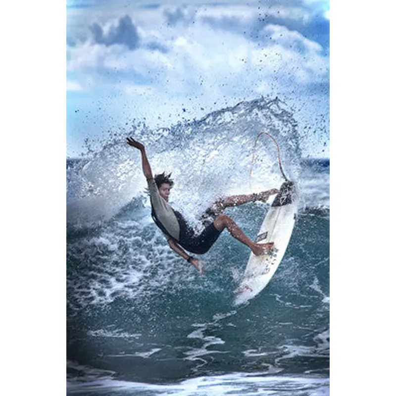Surfing Action "Water Ballet" Poster - PosterService