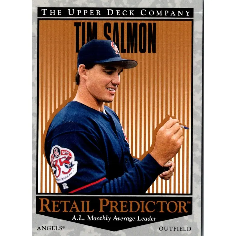 1996 Upper Deck Predictors Retail Tim Salmon #R28