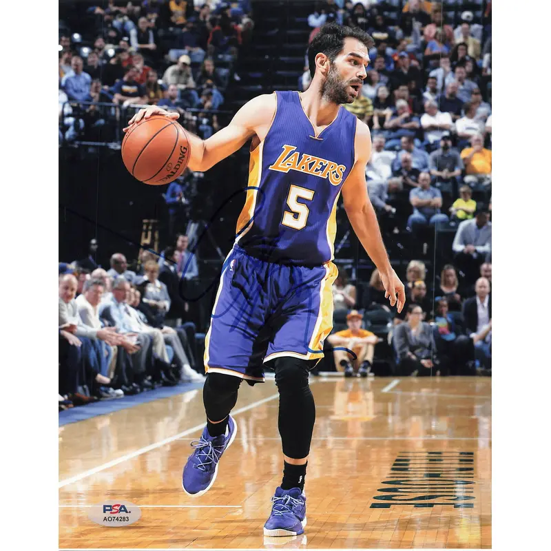 Jose Calderon signed 8x10 photo PSA/DNA Los Angeles Lakers Autographed