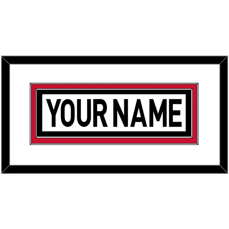 Ottawa Nameplate - Road White (2007-2017) - Double Mat 1