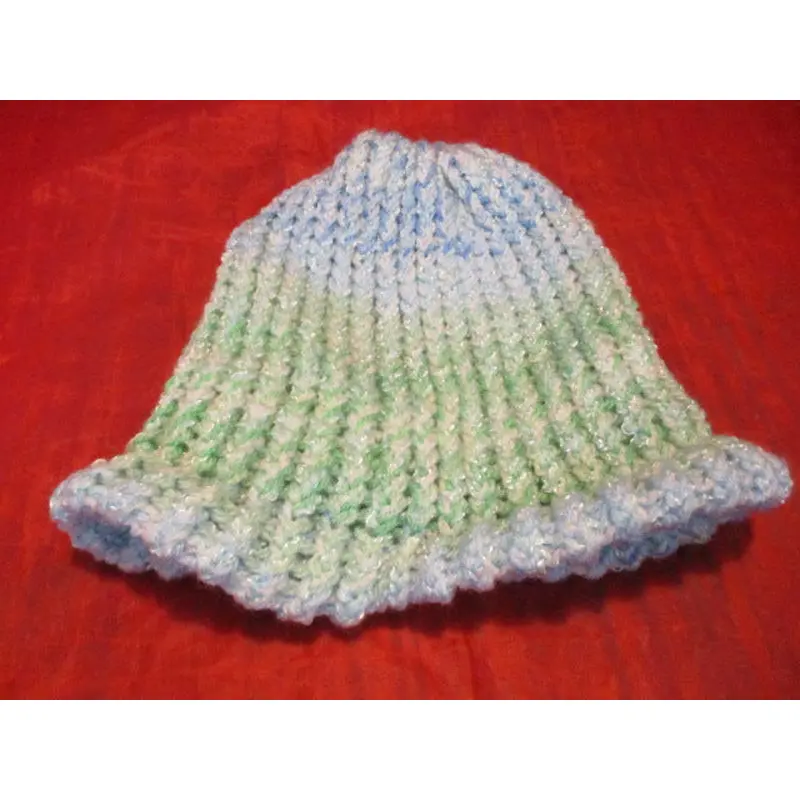 Used Light Blue Knit Hat