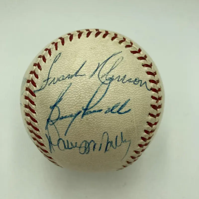1966 Baltimore Orioles World Series Champs Team Signed AL Baseball Beckett COA