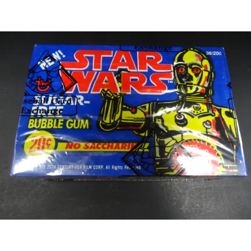 1978 Topps Star Wars Sugar Free Bubble Gum Box (Posters)