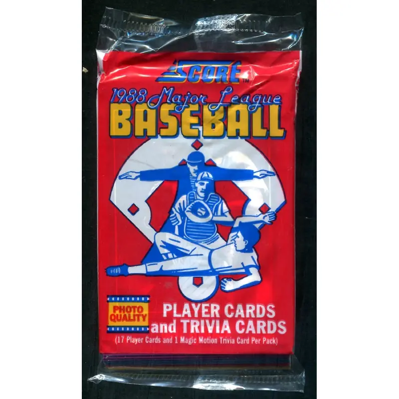 1988 Score Baseball Unopened Pack