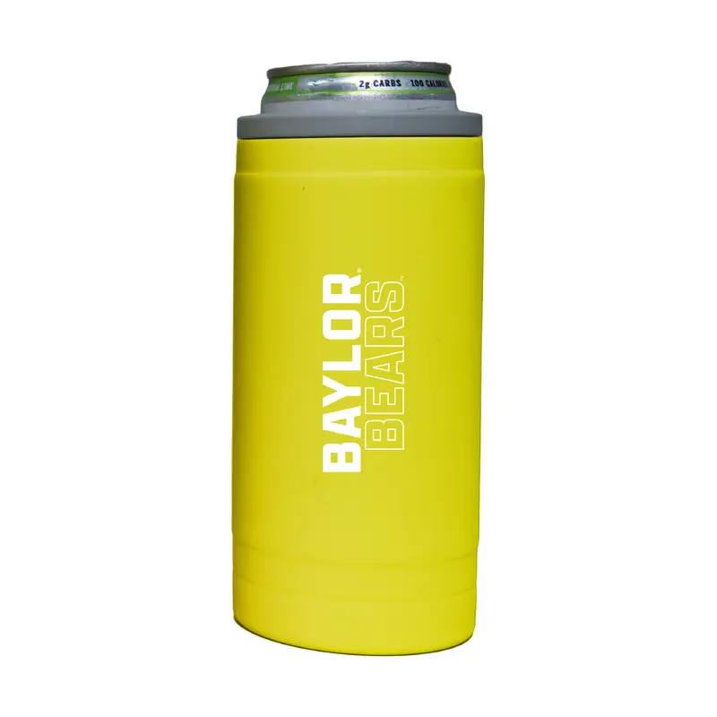 Baylor 12oz Cru Stacked Soft Touch Slim Coolie