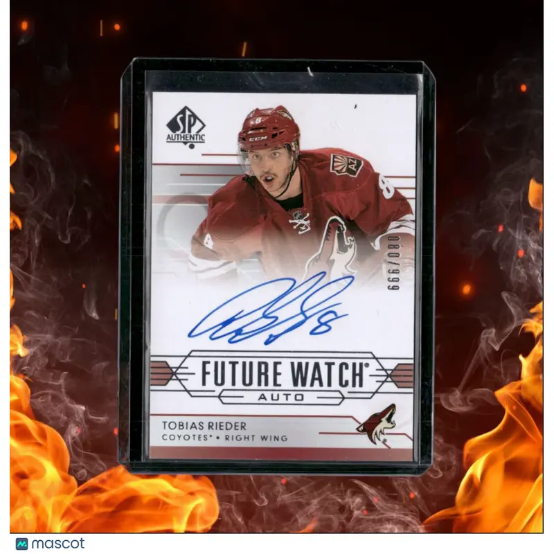 2014-15 SP Authentic Tobias Rieder Future Watch Rookie Auto 080/999 #297