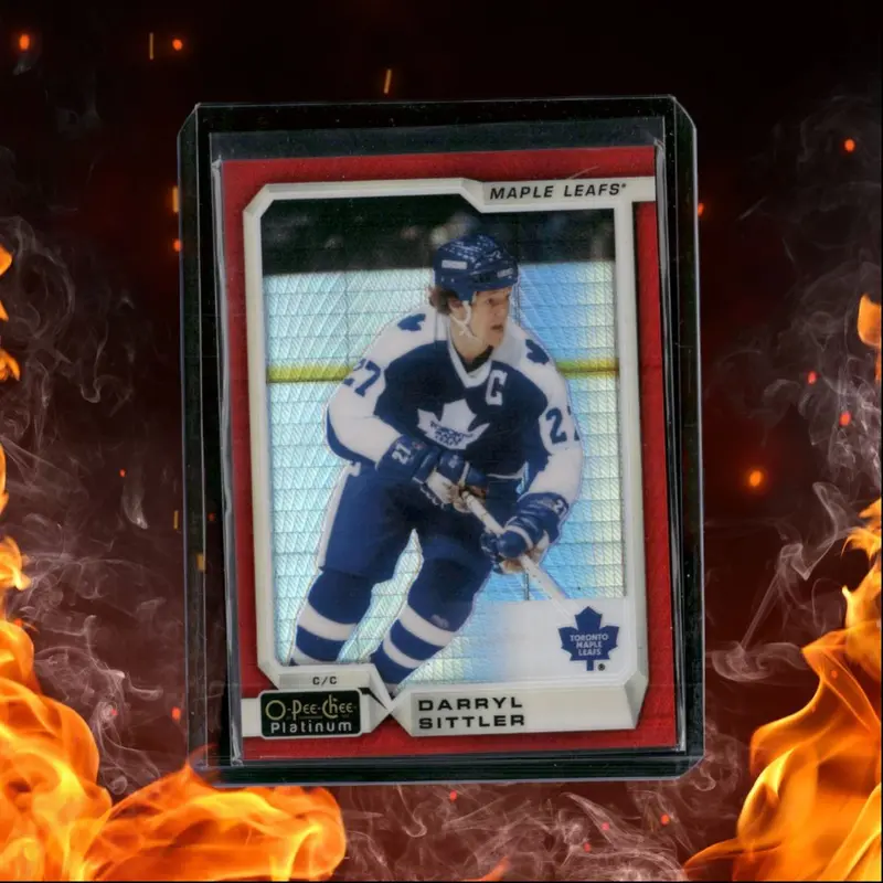 2018-19 O-Pee-Chee Platinum Darryl Sittler Red Prism 141/199 #145