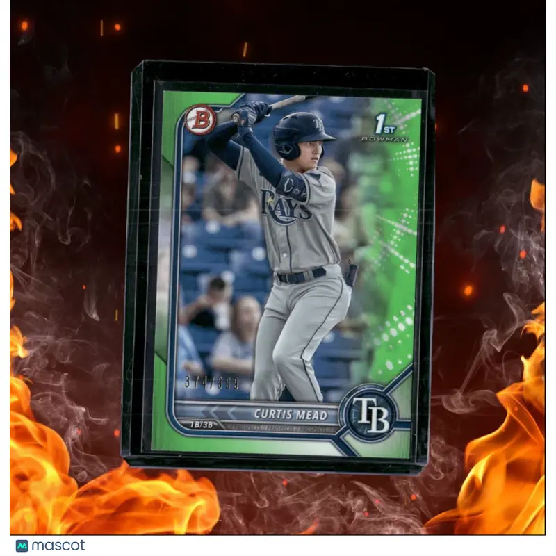 2022 Bowman Prospects Curtis Mead 1st Prospect Green 374/399 #BP-10