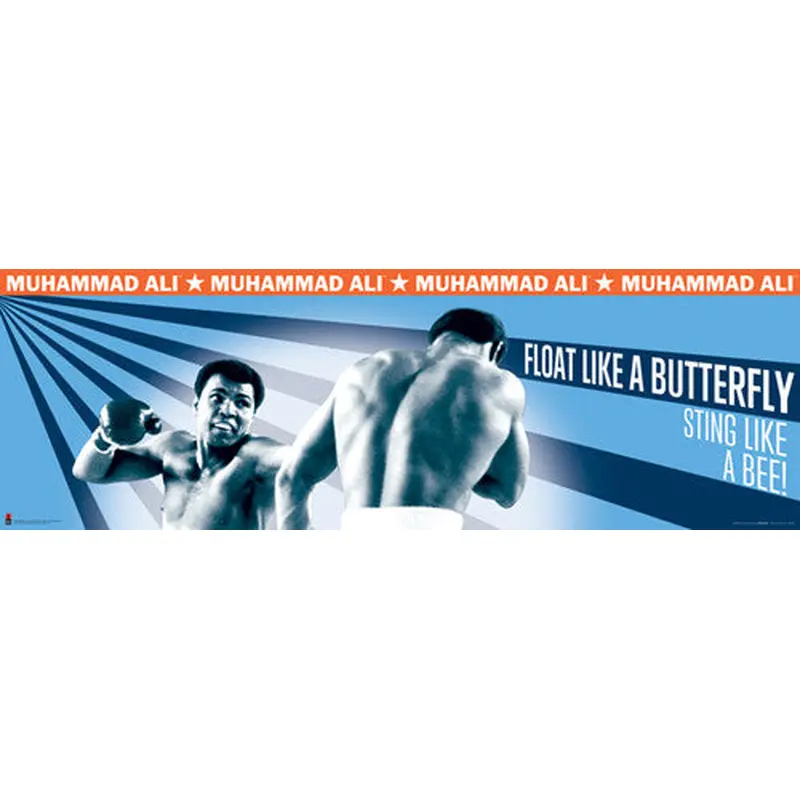 Muhammad Ali "Sting Like a Bee" Classic Boxing Poster - Culturenik 2011