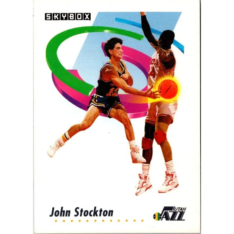 1991 SkyBox John Stockton #285